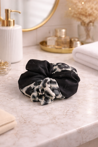 Leopard Glam Scrunchies