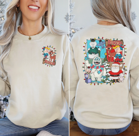 Rudolph-Graphic Sweatshirt