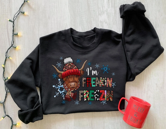 Freakin' Freezin-Graphic Sweatshirt