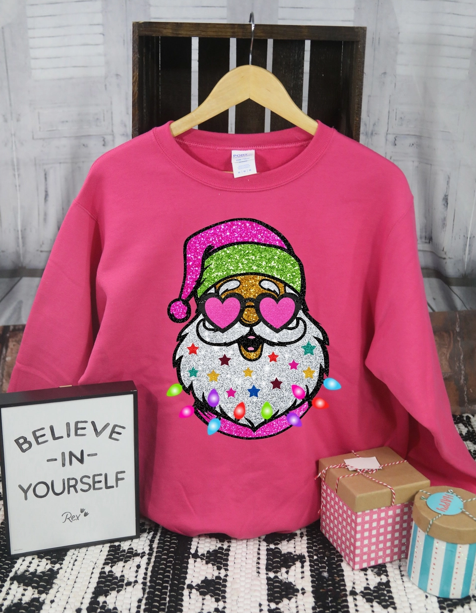 Bougie Santa-Graphic Sweatshirt