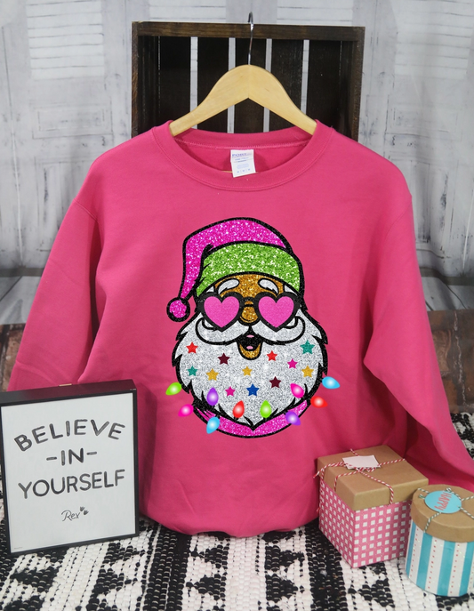 Bougie Santa-Graphic Sweatshirt