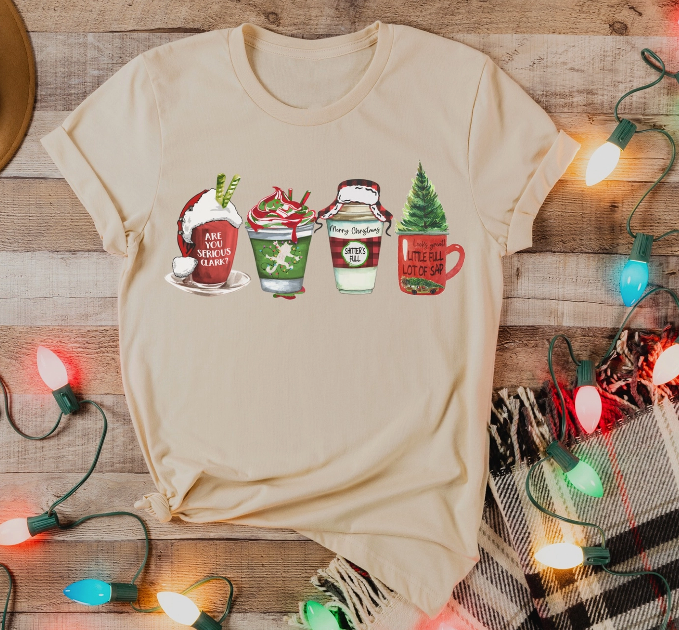 Holiday Mugs-Graphic Tee