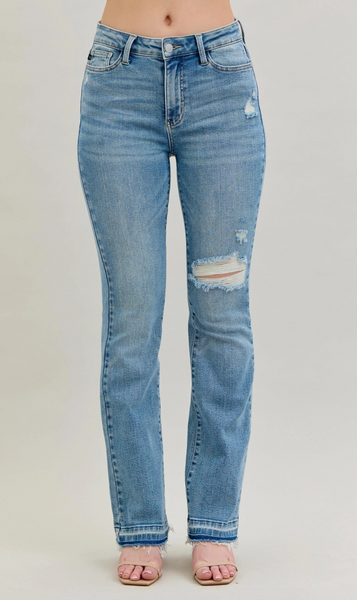 Destroyed & Released Hem- Judy Blue Jeans