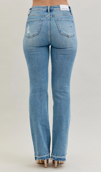 Destroyed & Released Hem- Judy Blue Jeans