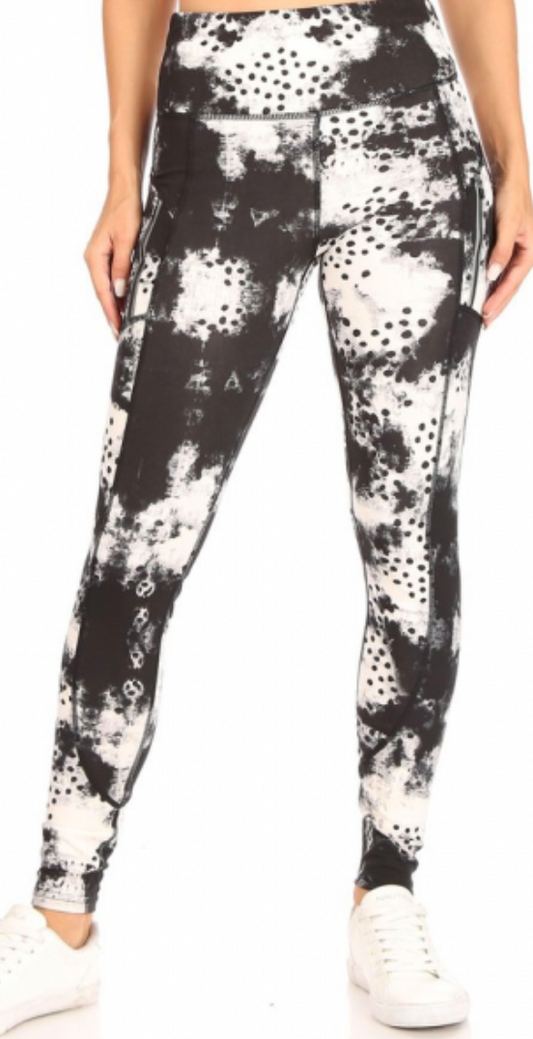 Marble Tie Dye Leggings